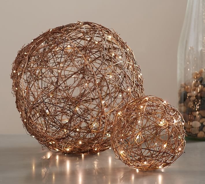 Just roll 'em around everywhere.Get them from Pottery Barn for $39.50+ each.