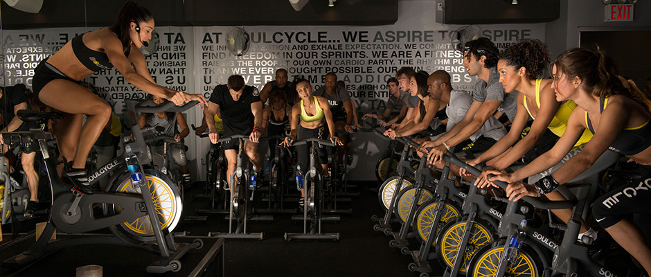 There are so many spin studios nowadays, it's hard to believe that many haven't given it a try. While stationary biking might sound like a snooze, these classes are anything but. The resistance elements on spin bikes make it an individualized workout, while energetic teachers and music playlists make it competitive and fast-paced. Often there are themed classes, so you can go to those that suit your music or workout tastes. You can even opt for a candle-lit session if feeling zen helps you work through the pain. One of my favorites is the "Clash of the Justins" class at SoulCycle. Timberlake vs. Bieber gets you singing and sweating and spinning all at once.