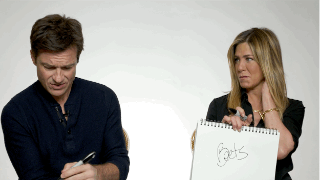 Jason wrote, “Cheeseburgers.” Jennifer wrote, “Beets.”JB: I don’t know, you’re not a picky eater!JA: What?!JB: Cheeseburgers?JA: What? I love a cheeseburger!JB: Yeah, see, you’re not precious.JA: I hate beets. Can’t eat a beet, taste like dirt.JB: I wouldn’t know that. Actually, I should’ve thought that I’ve never seen a beet in your house. I should’ve known that.JA: Like, you don’t see the beet and feta cheese salad that’s such a big hit.JB: That should’ve been noticeable.
