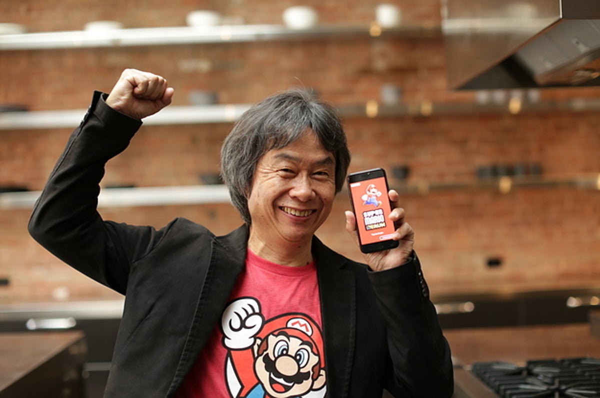 Hvad angår folk offer Bandit Shigeru Miyamoto Explains Why Nintendo Finally Brought Mario To The iPhone
