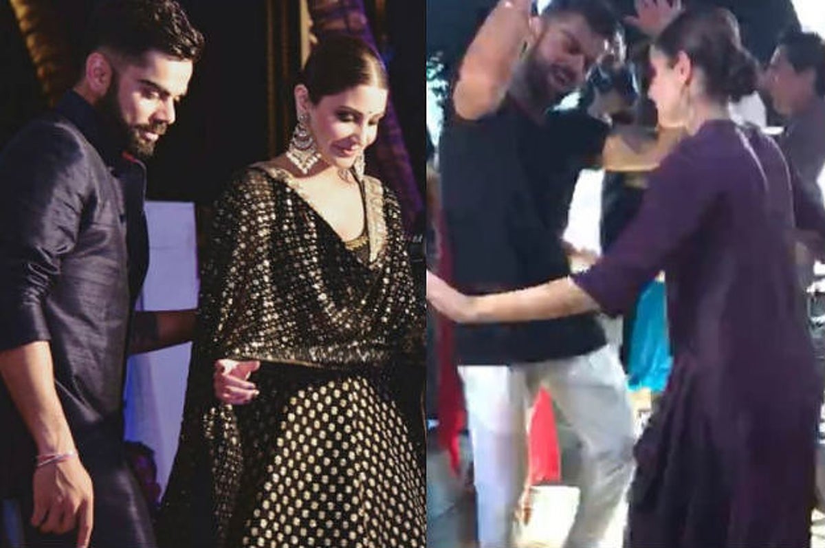 Come, Watch This Blurry-Ass Video Of Virat Kohli And Anushka Sharma Dancing