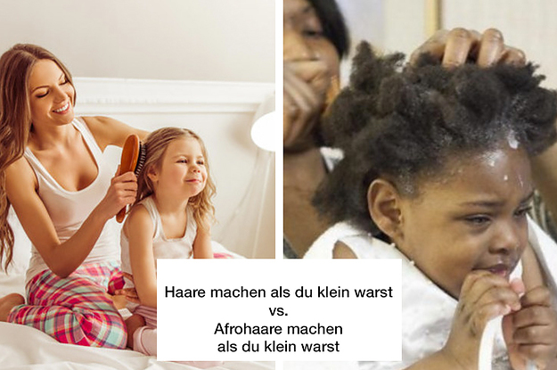 12 Bilder Die Den Unterschied Zwischen Afrohaaren Und Anderen Haaren Zeigen