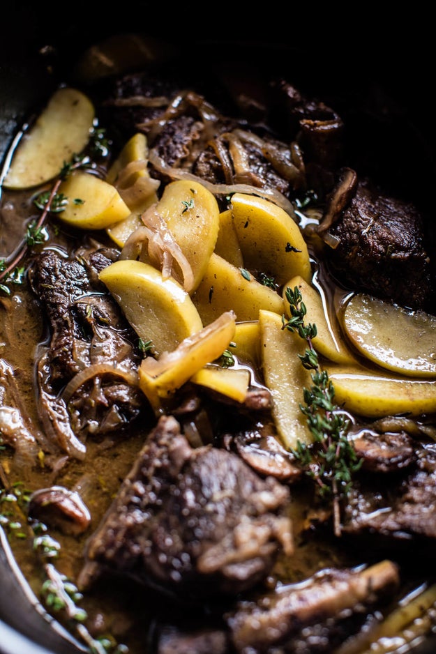 Cider-Braised Short Ribs with Apples &amp; Thyme