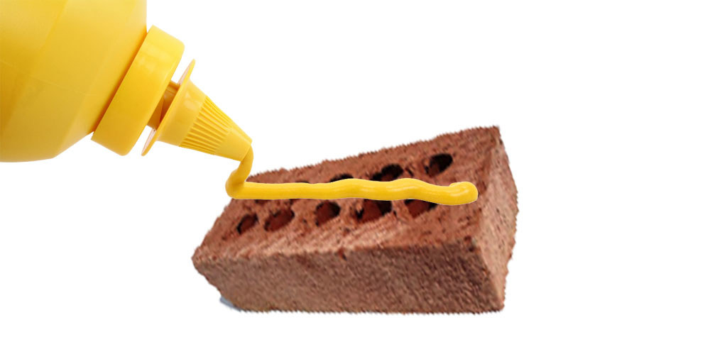 Don't worry, you're definitely still eating a brick.