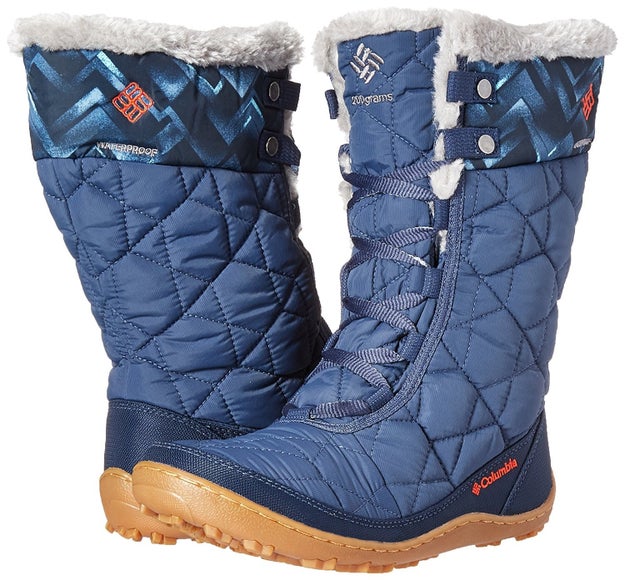 Lightweight Columbia boots with oh-so-grippy soles.