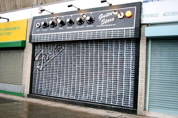 Not to mention this guitar shop.