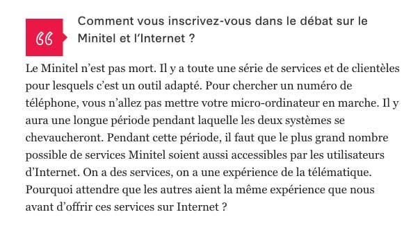 Non Cette Vieille Citation De Fillon Sur Le Minitel N Est Pas Absurde
