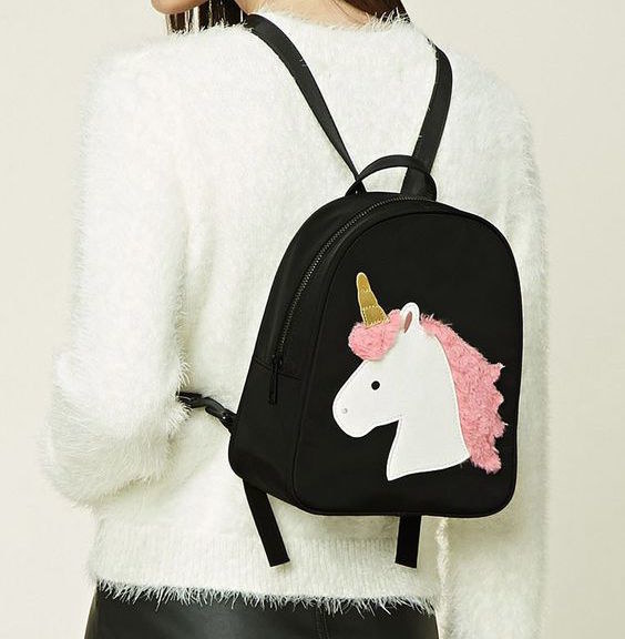 fuzzy unicorn backpack walmart