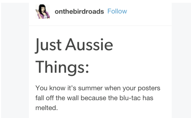 Signs it's summer in Australia: