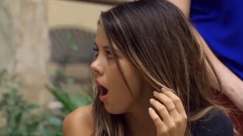 Listen. Listen. Christen is living her absolute best life on this show. She is L I V I N G. She reacts to any hint of drama by dropping her jaw and gasping, which I love. She listens to Liz tell the boring story of how she ACTUALLY MET NICK AT JADE AND TANNER’S WEDDING through not one but three entire outfit changes, one of which included a cheetah print headband. Christen was the exact right person for Liz to confess to because Christen, this season’s token Waiting Til Marriage Girl, was genuinely so scandalized yet beyond thrilled that someone had entrusted her with a secret. This reminds me a lot of when I was like, sixteen and did a lot of musical theatre (WHO MUST BE THE ONE TO MAKE A PROPER HOME, A QUIET HOME, A KOSHER HOME, WHO MUST RAISE A FAMILY AND) and would always befriend the freshman girls in the cast because they thought everything I did was fascinating (spoiler: wasn’t) and would listen to my stories with the kind of rapture that Christen exhibits here. Christen is also the only person who actually believes that the couple LOUDLY breaking up in the Museum of Broken Relationships is actually breaking up. “This is so crazy that they’re doing this on the same day that we’re here,” says Christen between gasps. All hail our lord and savior Jesus Christen.