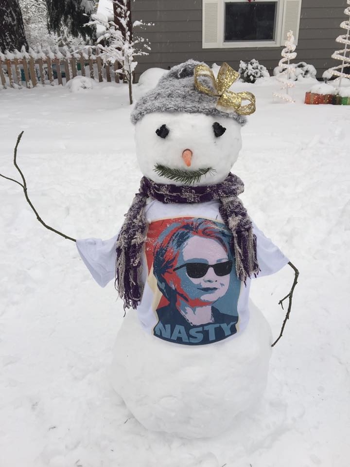 She is proud to be a Clinton supporter and a "nasty" woman! Peace! πΊπΈ βοΈ