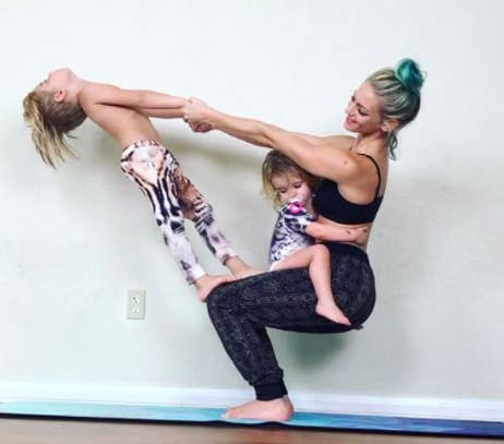 This Mom And Her Kids Doing Yoga Together Will Make Your Jaw Drop