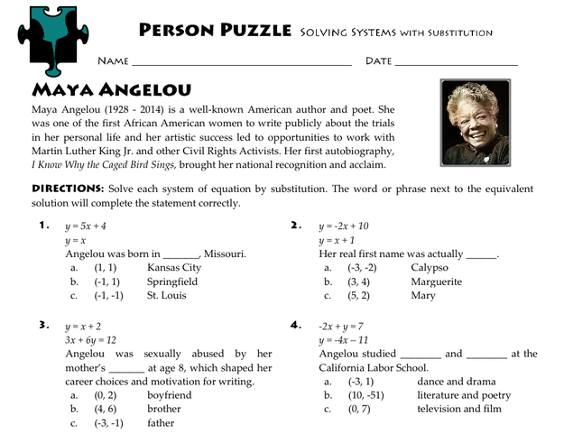 Clint Clark, a high school teacher who created the Maya Angelou "Person Puzzle" worksheet that includes the sexual assault question, told BuzzFeed News that he wanted "to honor [Angelou's] desire to advocate for the voiceless victims of abuse."