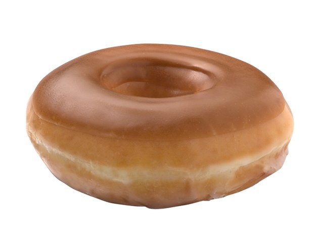 Maple Iced Glazed Doughnut