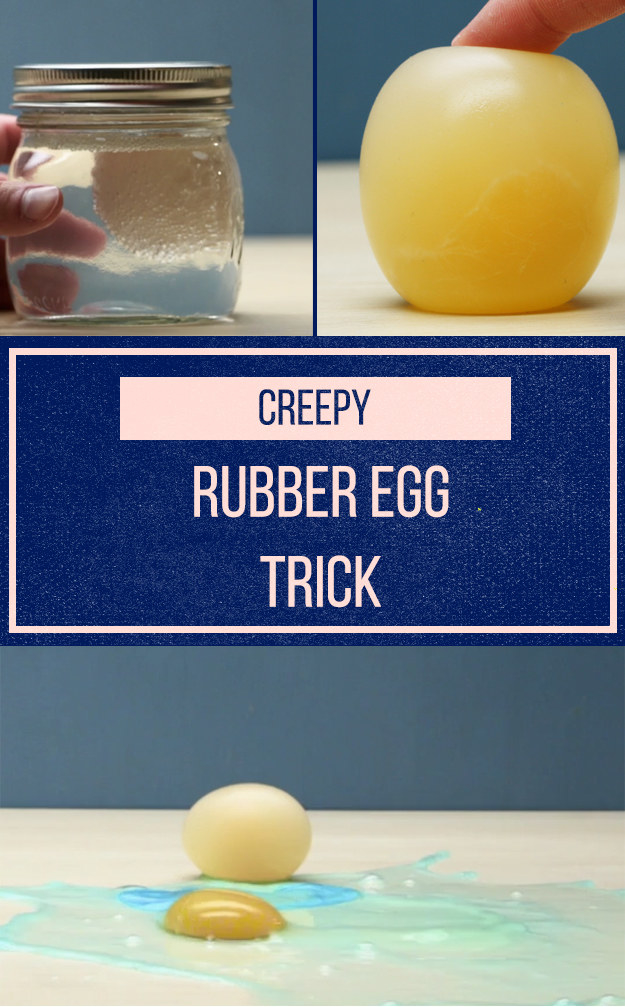 Creep Everyone Out With This Rubber Egg Trick