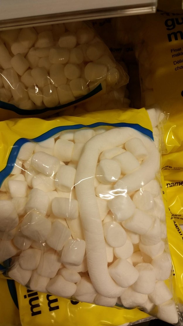 This loooooong, long marshmallow: