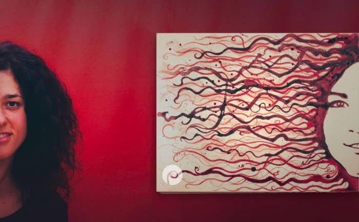 This Woman Created Artwork With Her Period Blood And People Love It