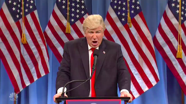 Saturday Night Live's version of Donald Trump's latest press conference was all about, well, pee-pee.