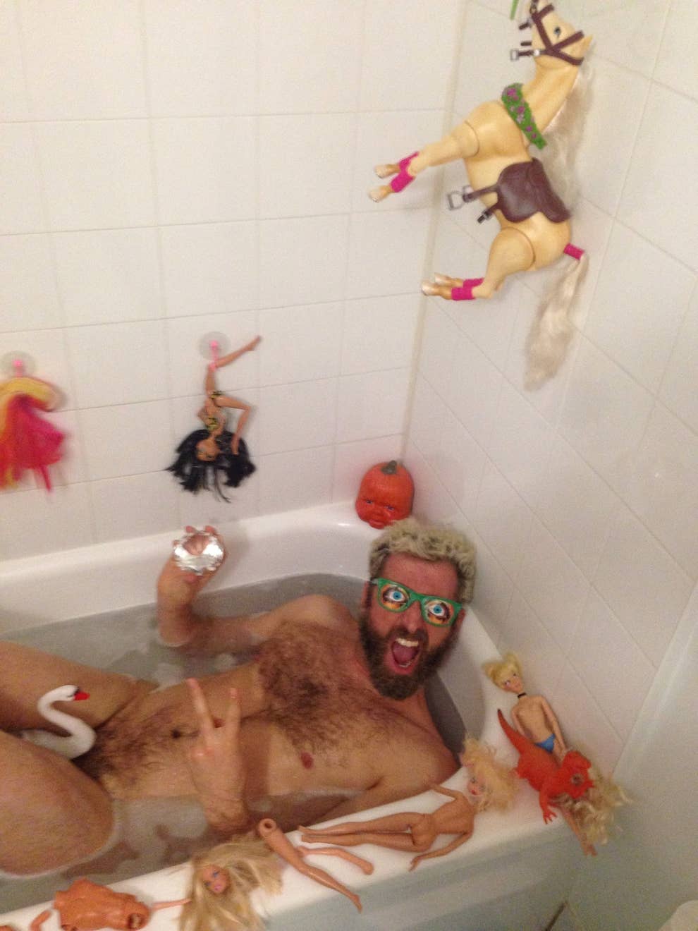 Nageldesign Tits Nude Man In Bathtub