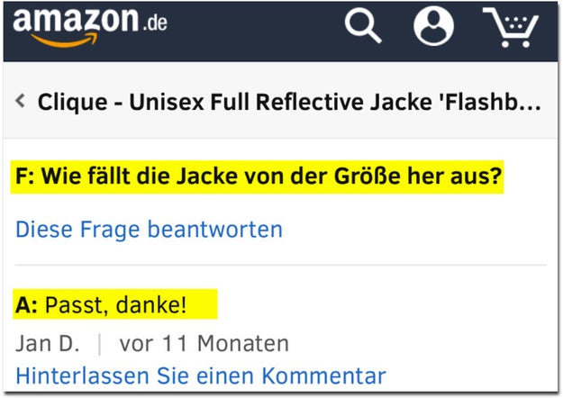 Danke, Jan. Wirklich sehr hilfreich.