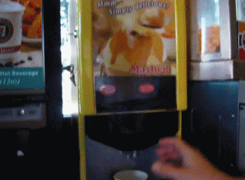 If it's possible to make a food automatically squirt out of machine, you'd better believe America will find a way to do it.