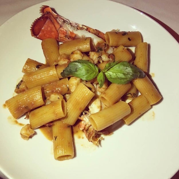 Rigatoni all'astice