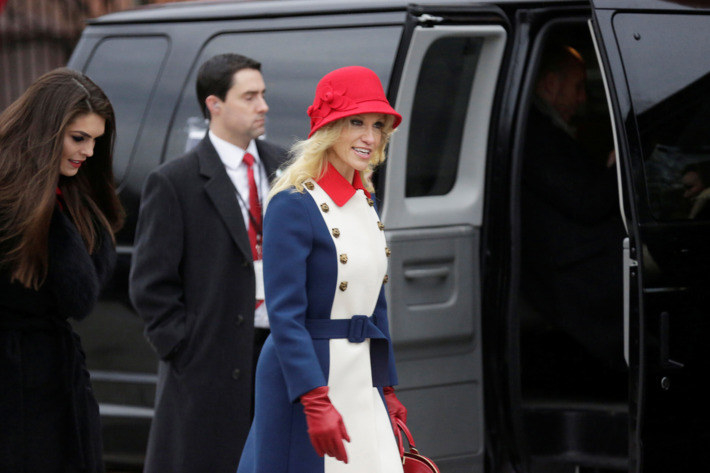 9 Things Kellyanne Conway Looked Like At The Inauguration