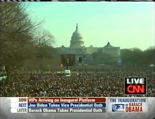 Here's How Much Smaller The Crowd At Trump's Inauguration Is Than Obama's