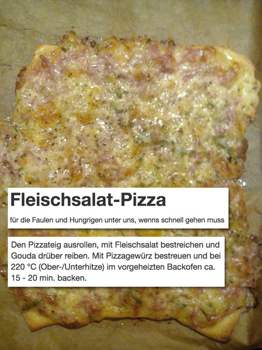 Oder bist du mehr so der Typ "Pizza"?