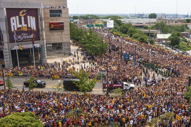 The Cleveland Cavaliers 2016 Championship parade