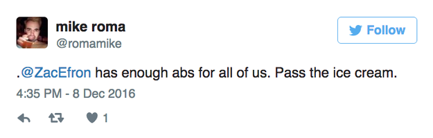 The gift that is Zachary David Alexander Efron's 723,598,651 abs.