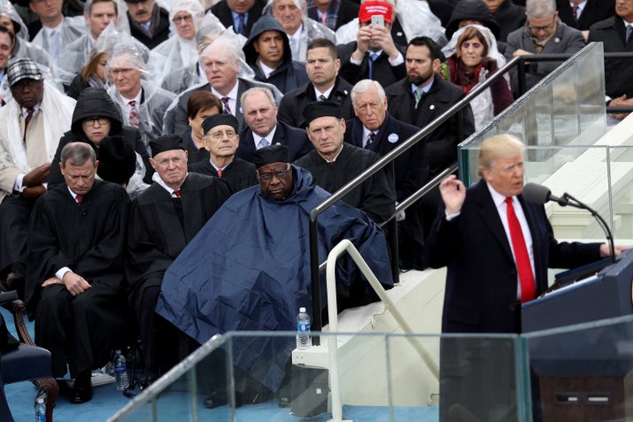 The Purest Meme Of The Inauguration Is George W. Bush With His Poncho