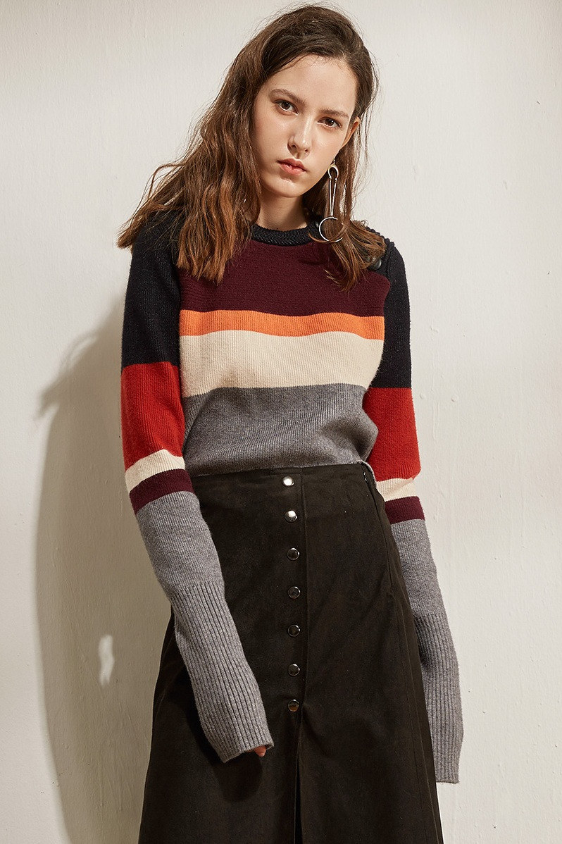 Striped Knit Sweater from Genuine People for $109