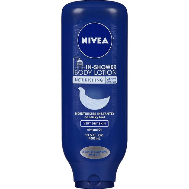 Apply body lotion that's meant to be used ~in~ the shower so you can step straight into bed afterwards.