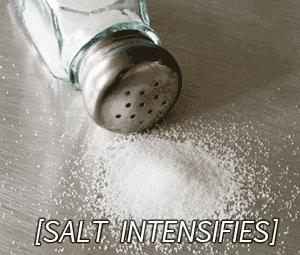 What kind of monster puts salt in their coffee?The kind of monster who likes to neutralize acidity and probably also rides a unicycle.