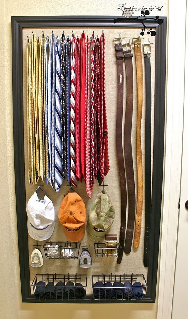It's easy to shove your socks willy-nilly into your dresser.It's less easy to do that when you're using your cork board as storage and are forced to stare down your mismatched socks daily.