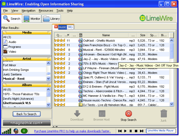 download limewire old version for free