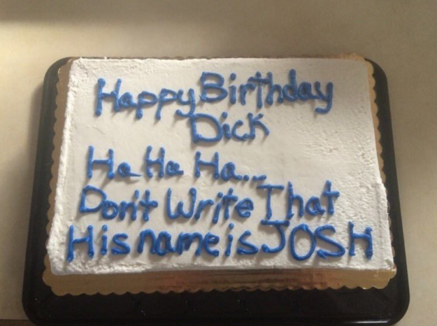 This birthday cake for Josh: