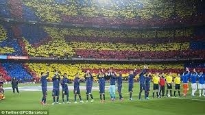 Camp Nou is home to the team of Barcelona. This stadium is the 11th largest in the World. It first opened in 1957 with only two stands that seated only 60,000 fans. When Spain hosted the 1982 World Cup, Camp Nou was expanded to hold a capacity of 80,000 people. The stadium will be remodeled this year, but the work will not be completed until 2021. Many traditions take place at this stadium on game day with one tradition being a chant that is sung at every match. The reasoning behind the chant is to create noise and provide support for their team. Two inflatable men can be seen at every game. Their sole purpose is to create a happier environment for those in attendance. These inflatables are so large that they can even be seen on television by viewers. The most recognized tradition is the creation of forms of mosaic artwork. The mosaics, like the one pictured, stand for unity in Barcelona. Their meanings can be about independence or simply in support of the club, but their beauty remains undeniable. On game days, fans are encouraged to support the team by wearing purple and red. Camp Nou allows people to tour the stadium and the FC Barcelona museum. The museum is home to trophies, interactive displays, and highlights from previous players. With the expansion of Camp Nou, the crowds will grow bigger and the excitement at games will as well.