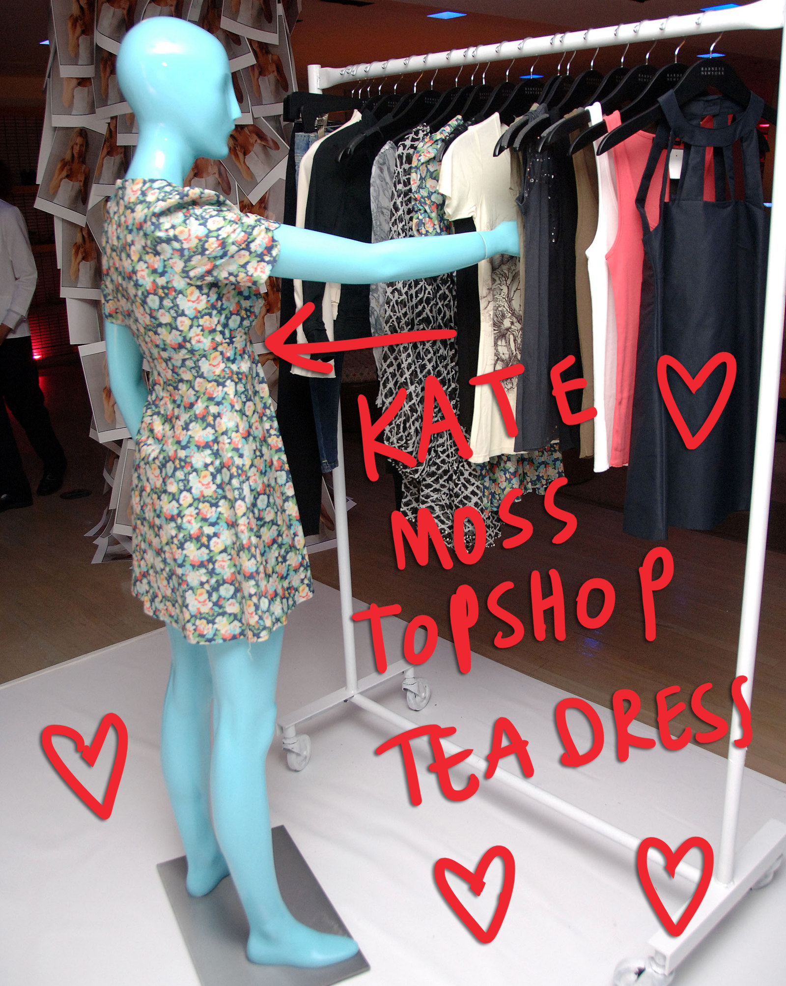 tea dress on mannequin