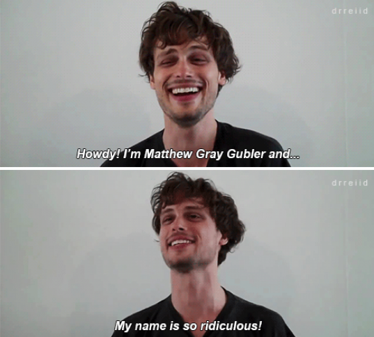 Matthew Gray Gubler We Love You