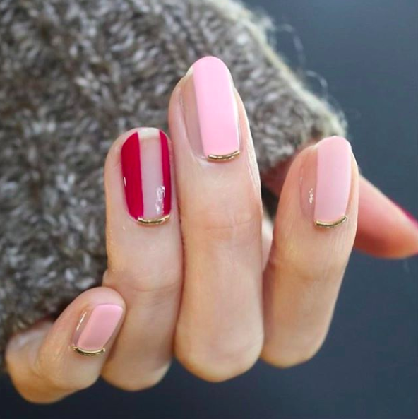 And for a most simplistic look, she uses the wire as a cuticle cuff, to compliment an already gorgeous manicure.