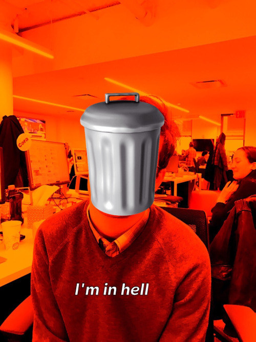 Here, I greatly improved this photo of my coworker Matt, to reveal his true self: