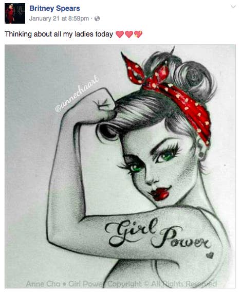 Britney Spears Posted About Girl Power And People Lost Their Minds