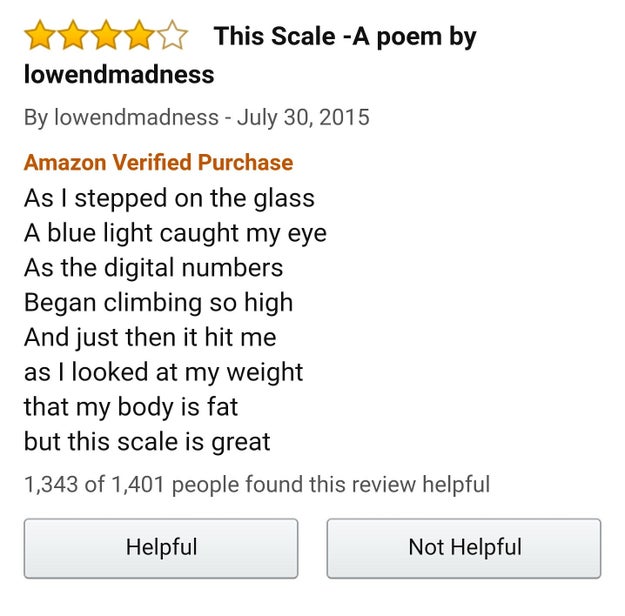 This clever poem.