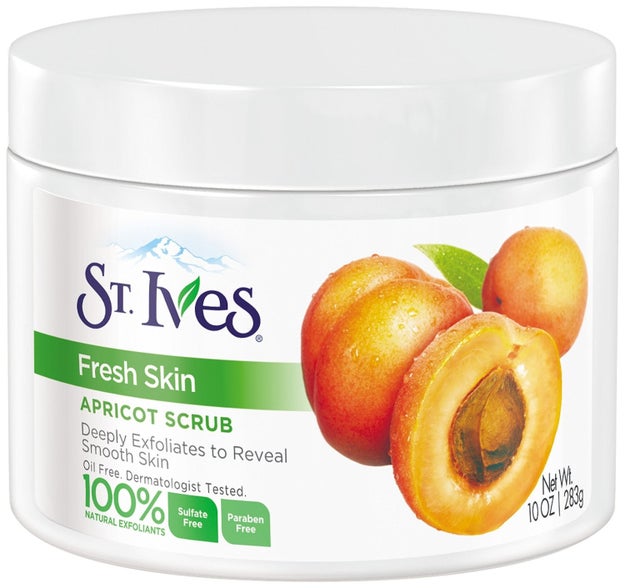 Rub in some fresh apricot body scrub for deep exfoliation and overall glowing skin.