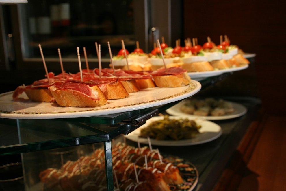 Tapas could constitute a snack or an entire meal...