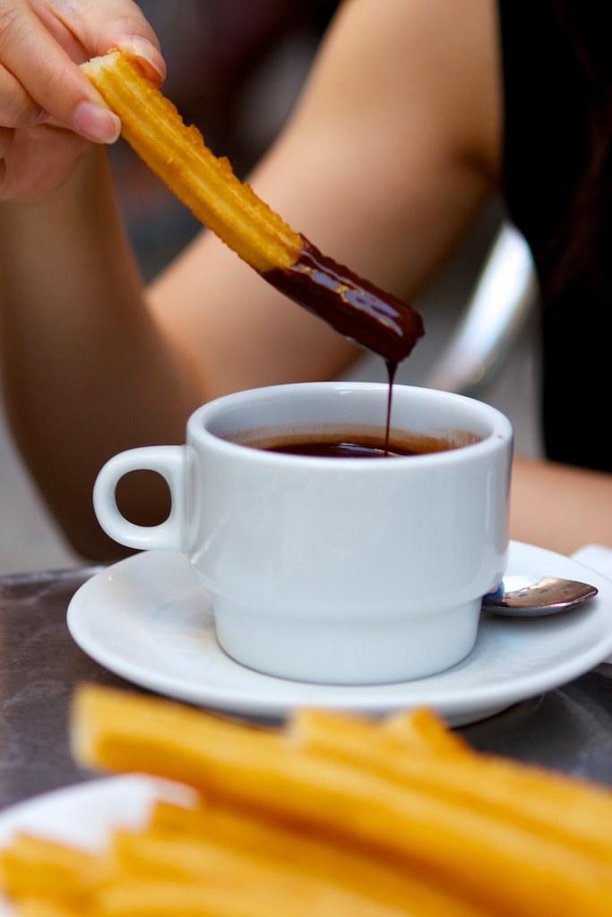 Discovering churros and chocolate was definitely a high-point of your life.