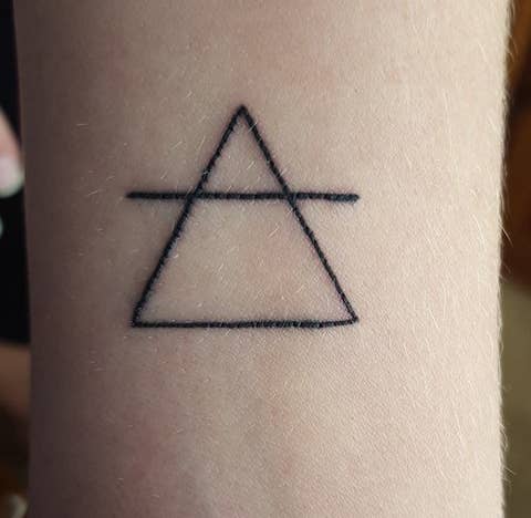 Got this as a reminder to always look forward and not let things drag me down.—samanthas1995