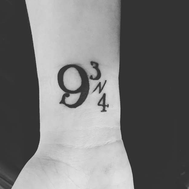 I let a guy I met off a dating app (he's a tattoo artist and fellow Harry Potter fan) give me this tattoo on our first date.—stephaniieb